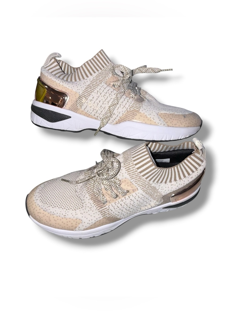 New BLOCH Women's Alcyone Dance & Lifestyle Shoe - Size 12 - Gold Metallic - Picture 3 of 12